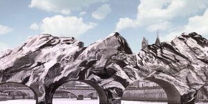 La Caverne du Pont Neuf, imagined by JR as a homage to Christo and